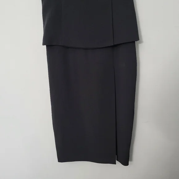 Cushnie Et Ochs Black Blazer Top Dress
